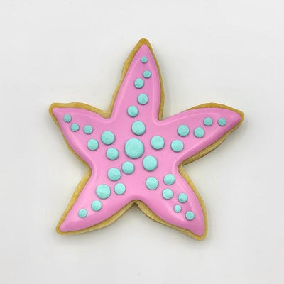 starfish decorated sugar cookie from southern home bakery in orlando, florida