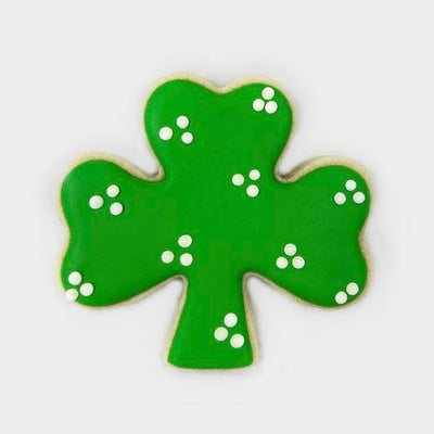 Custom decorated 3 Leaf Clover sugar cookie by Southern Home Bakery in Orlando, Florida.