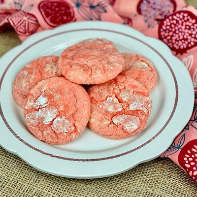 Strawberry Crinkle Gourmet Cookies Southern Home Bakery