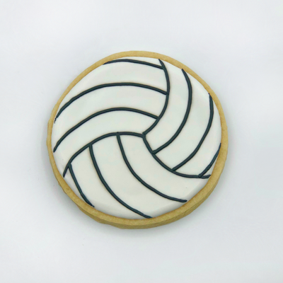Volleyball decorated sugar cookie from Southern Home Bakery in Orlando, Florida
