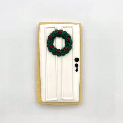 Christmas Door Decorated Sugar Cookie from Southern Home Bakery in Orlando, Florida