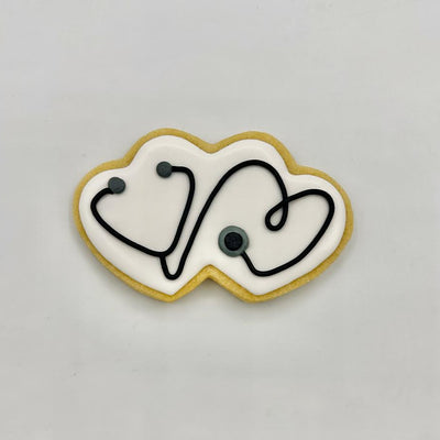 stethoscope decorated sugar cookie from southern home bakery in orlando, florida