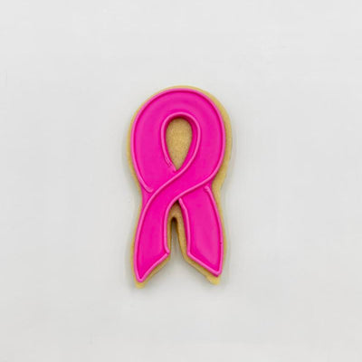 awareness ribbon decorated sugar cookie from southern home bakery in orlando, florida