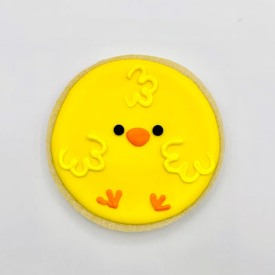 chick decorated sugar cookie from southern home bakery in orlando, florida
