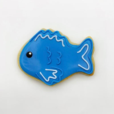 fish decorated sugar cookie from southern home bakery in orlando, florida