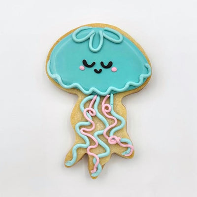 Jellyfish decorated sugar cookie from Southern Home Bakery in Orlando, Florida