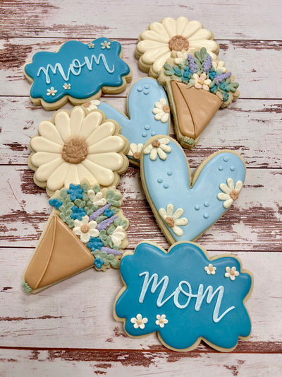 custom mother's day sugar cookies from southern home bakery in orlando, florida