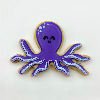 octopus decorated sugar cookie from southern home bakery in orlando, florida