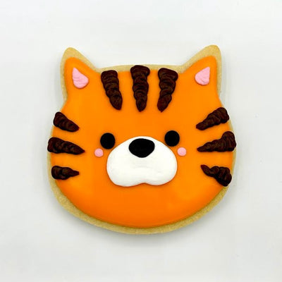 tiger decorated sugar cookie from southern home bakery in Orlando, Florida