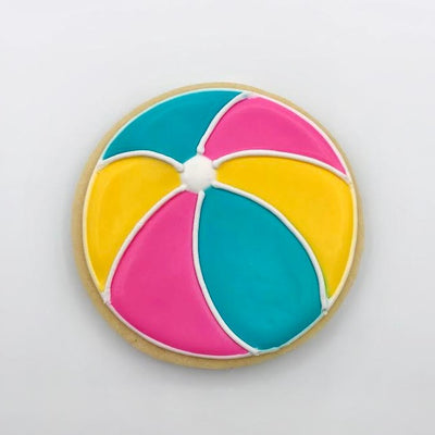 Beach Ball decorated sugar cookie from Southern Home Bakery in Orlando, Florida