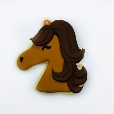 Custom Horse decorated sugar cookie from Southern Home Bakery in Orlando, Florida