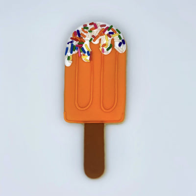 Custom decorated popsicle sugar cookie by Southern Home Bakery in Orlando, Florida