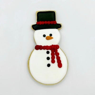 Snowman decorated sugar cookie from Southern Home Bakery in Orlando, Florida