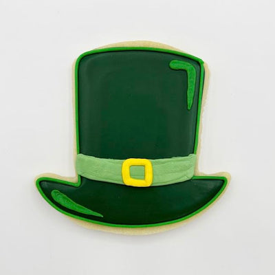 St. Patrick's Day Leprechaun Hat Decorated Sugar Cookie from Southern Home Bakery in Orlando, Florida