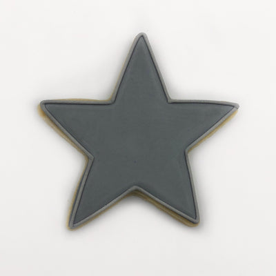 Custom decorated star sugar cookie by Southern Home Bakery in Orlando, Florida